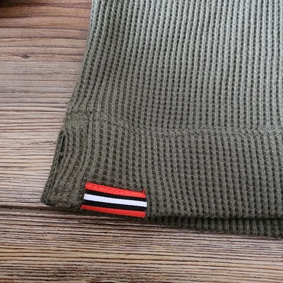 Nike Men's M Olive Cleveland Browns 2021 Salute To Service Henley Long Sleeve - Picture 5 of 13